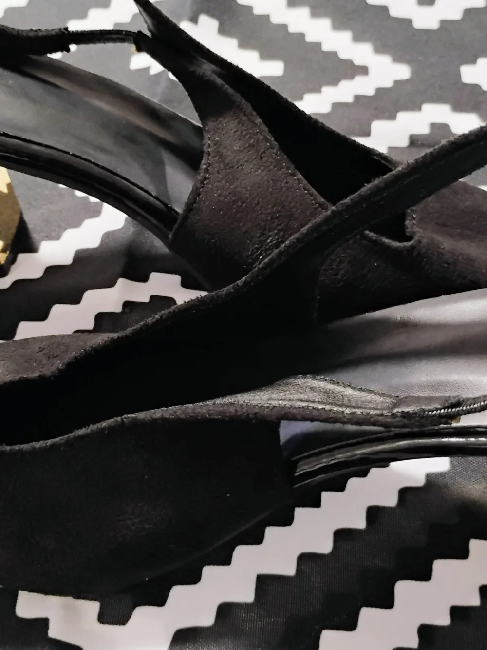 Women's Black Pointed Toe Block Heel Pumps